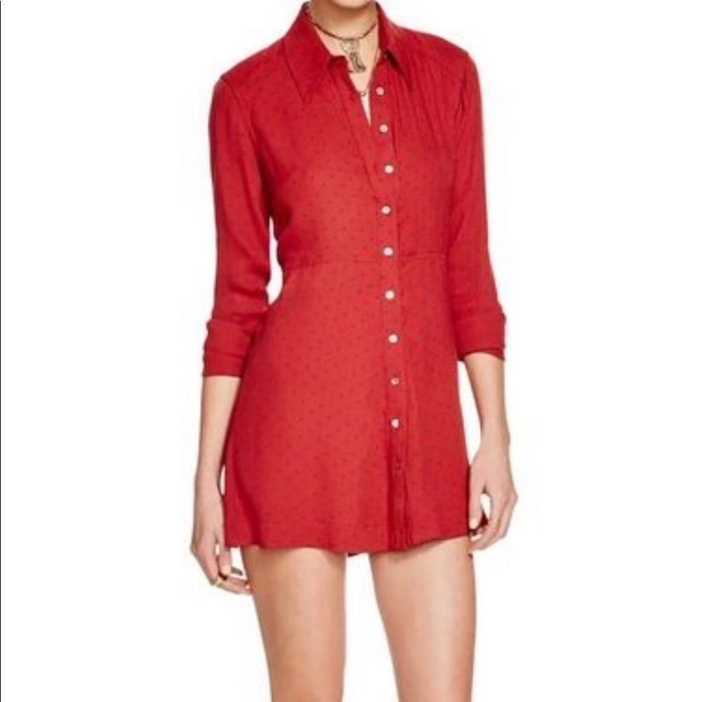 Free People Polka Dot Dress (XS)